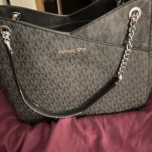Michael Kors Gray Shoulder Bag